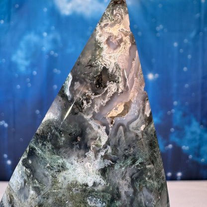 Moss Agate Free Form – 0.184 kg