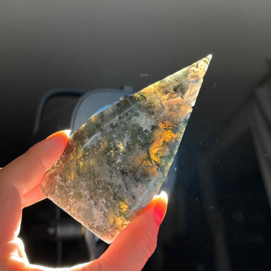 Moss Agate Free Form – 0.184 kg