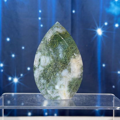 Moss Agate Free Form – 0.167 kg