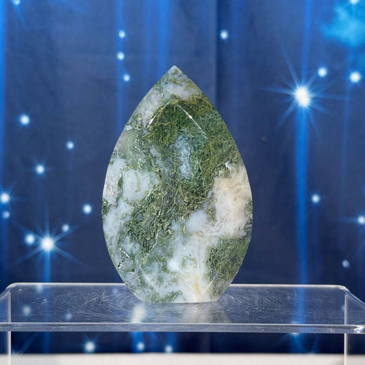 Moss Agate Free Form – 0.167 kg