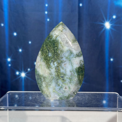 Moss Agate Free Form – 0.167 kg