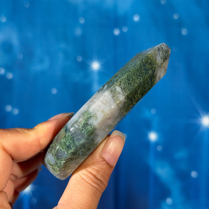Moss Agate Free Form – 0.167 kg