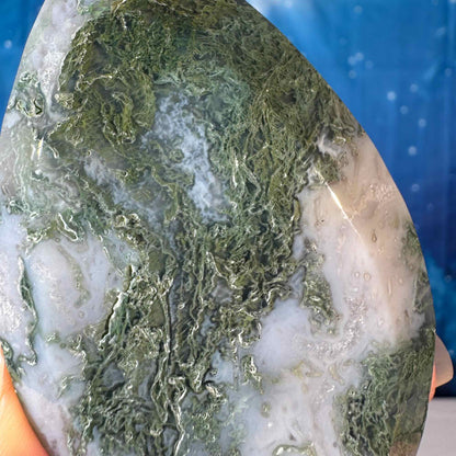 Moss Agate Free Form – 0.167 kg