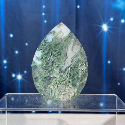 Moss Agate Free Form – 0.190 kg