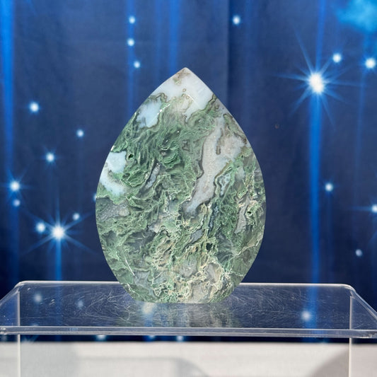 Moss Agate Free Form – 0.190 kg