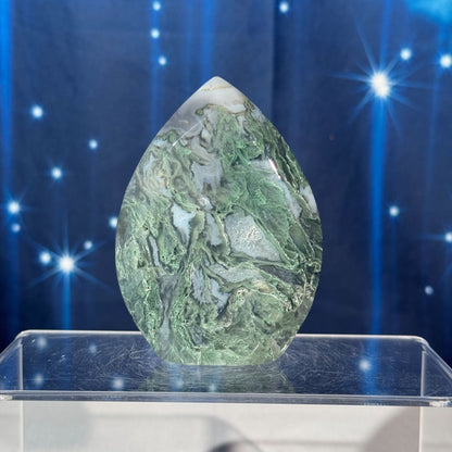 Moss Agate Free Form – 0.190 kg