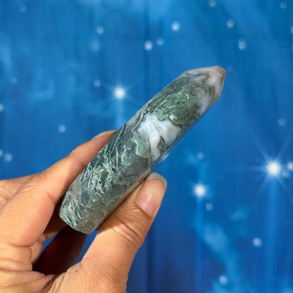 Moss Agate Free Form – 0.190 kg