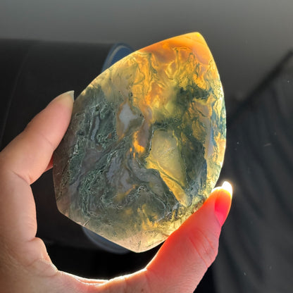 Moss Agate Free Form – 0.190 kg