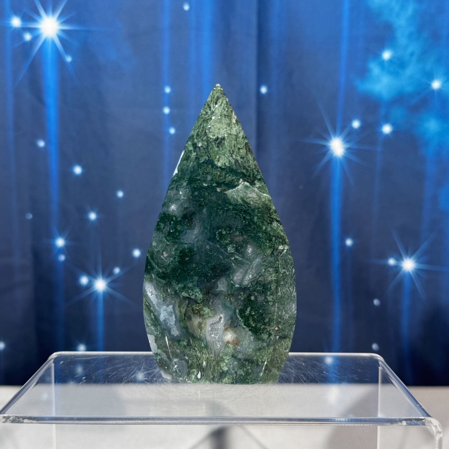 Moss Agate Free Form – 0.207 kg