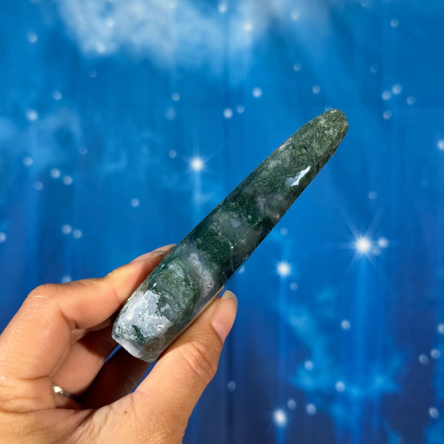 Moss Agate Free Form – 0.207 kg