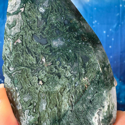 Moss Agate Free Form – 0.207 kg