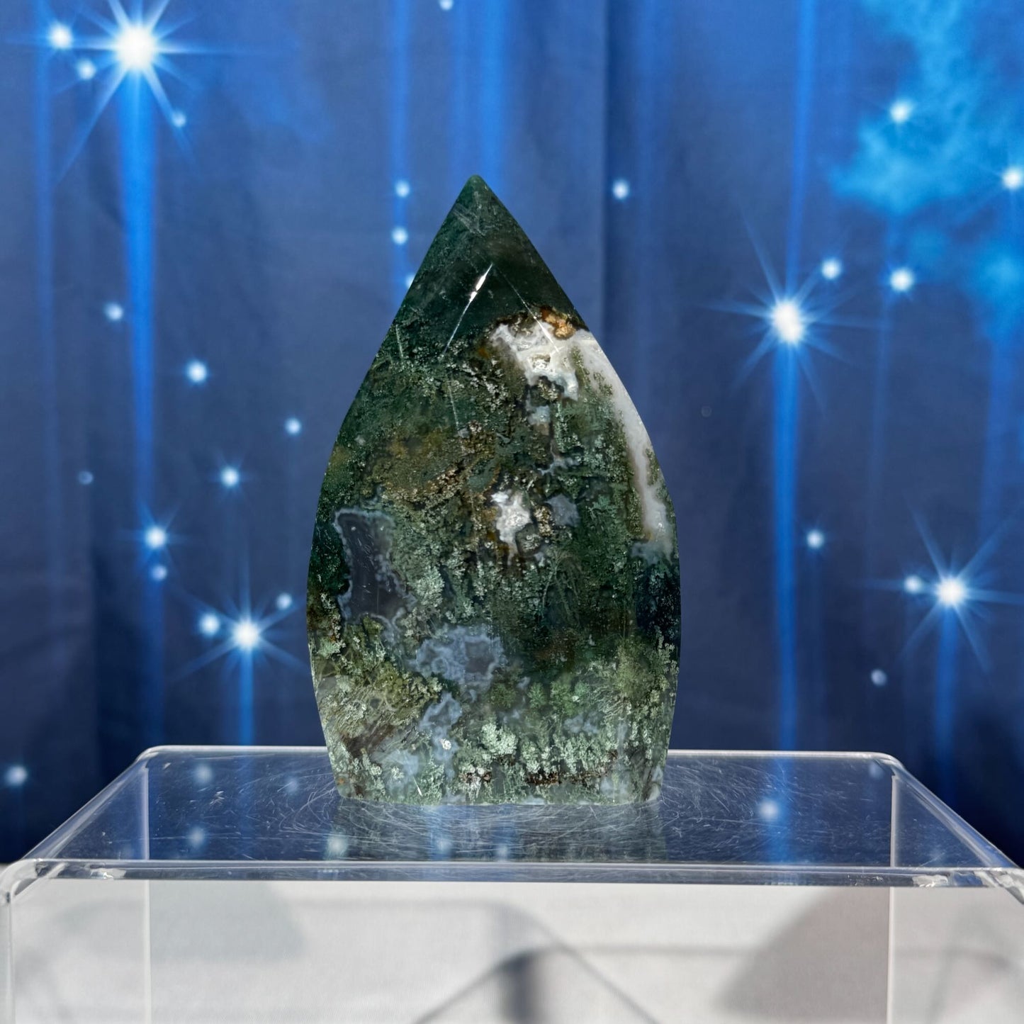 Moss Agate Free Form – 0.224 kg