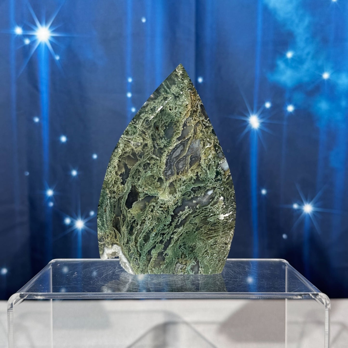Moss Agate Free Form – 0.238 kg