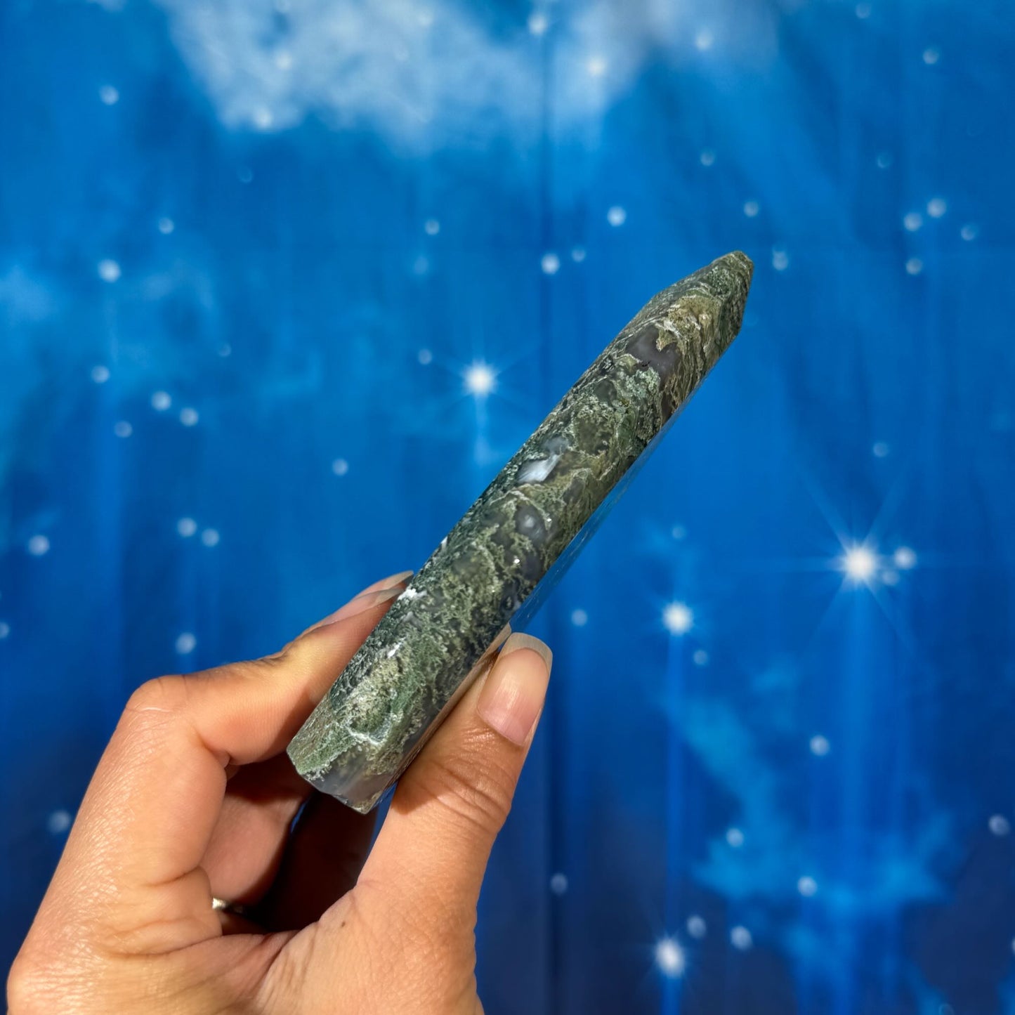 Moss Agate Free Form – 0.238 kg
