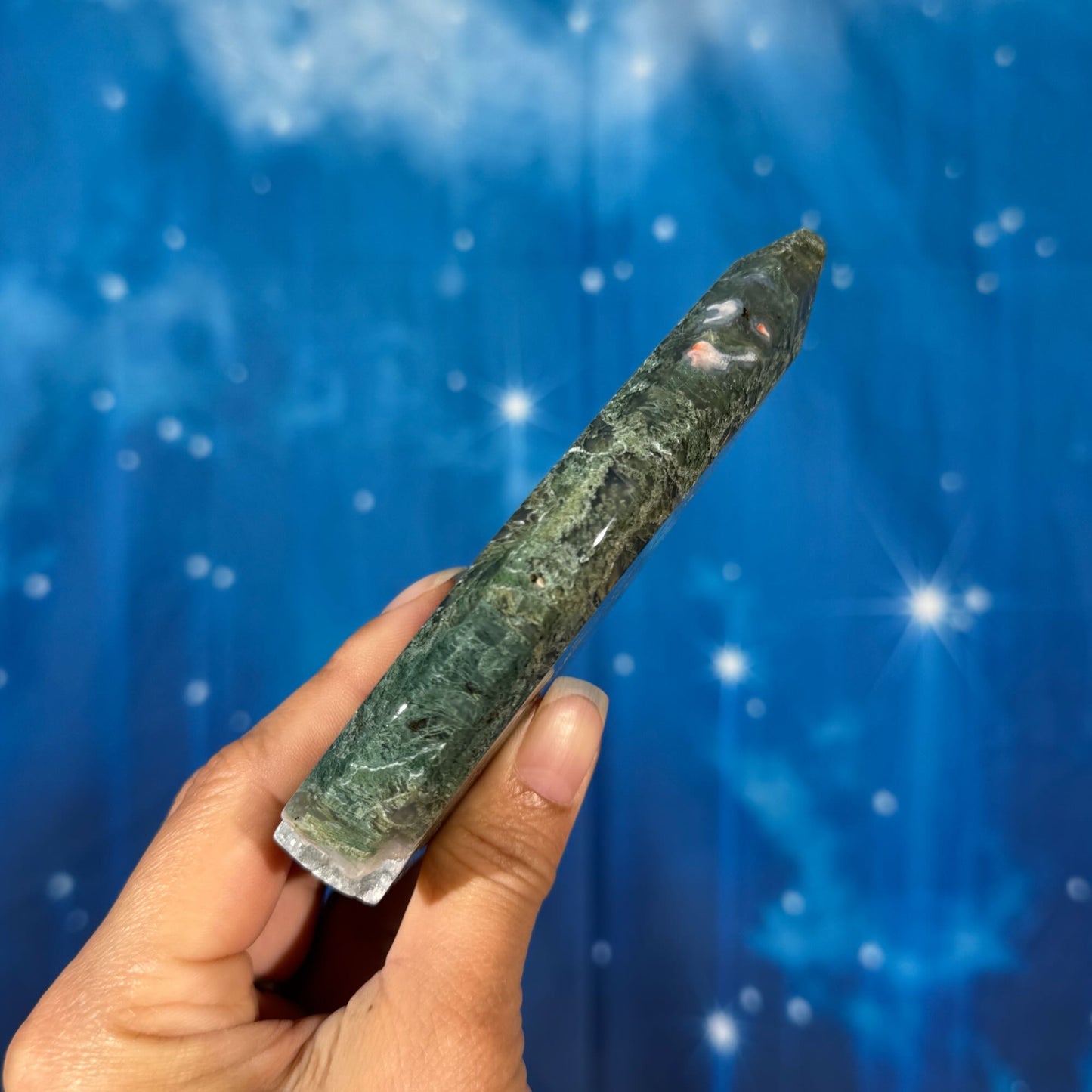 Moss Agate Free Form – 0.238 kg