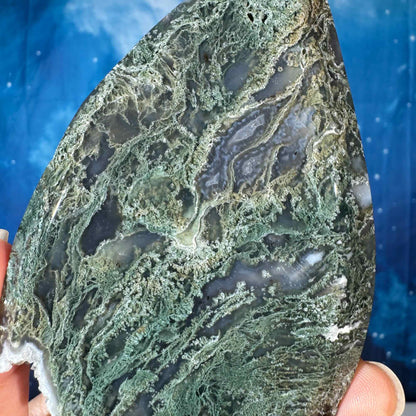 Moss Agate Free Form – 0.238 kg