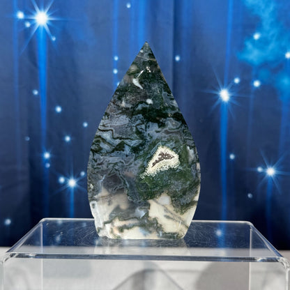 Moss Agate Free Form – 0.252 kg