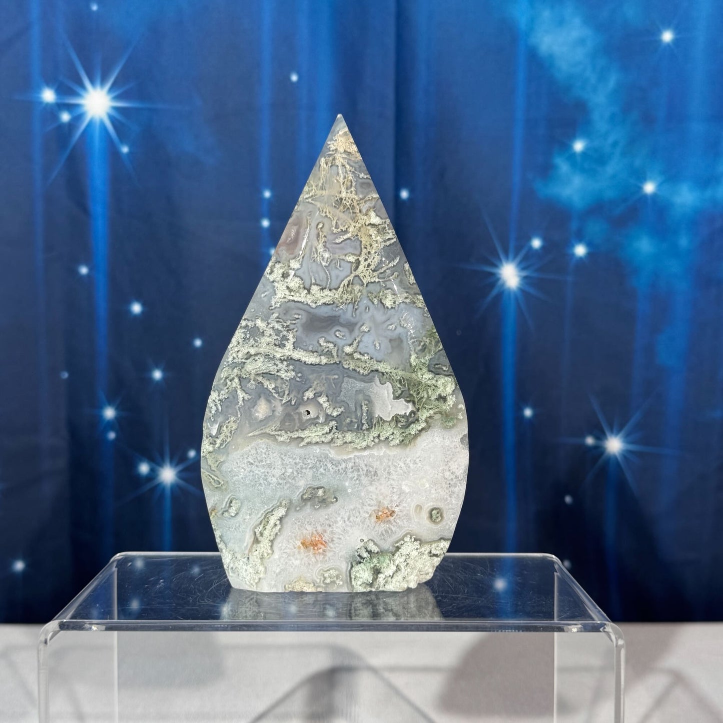 Moss Agate Free Form – 0.312 kg