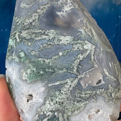 Moss Agate Free Form – 0.312 kg