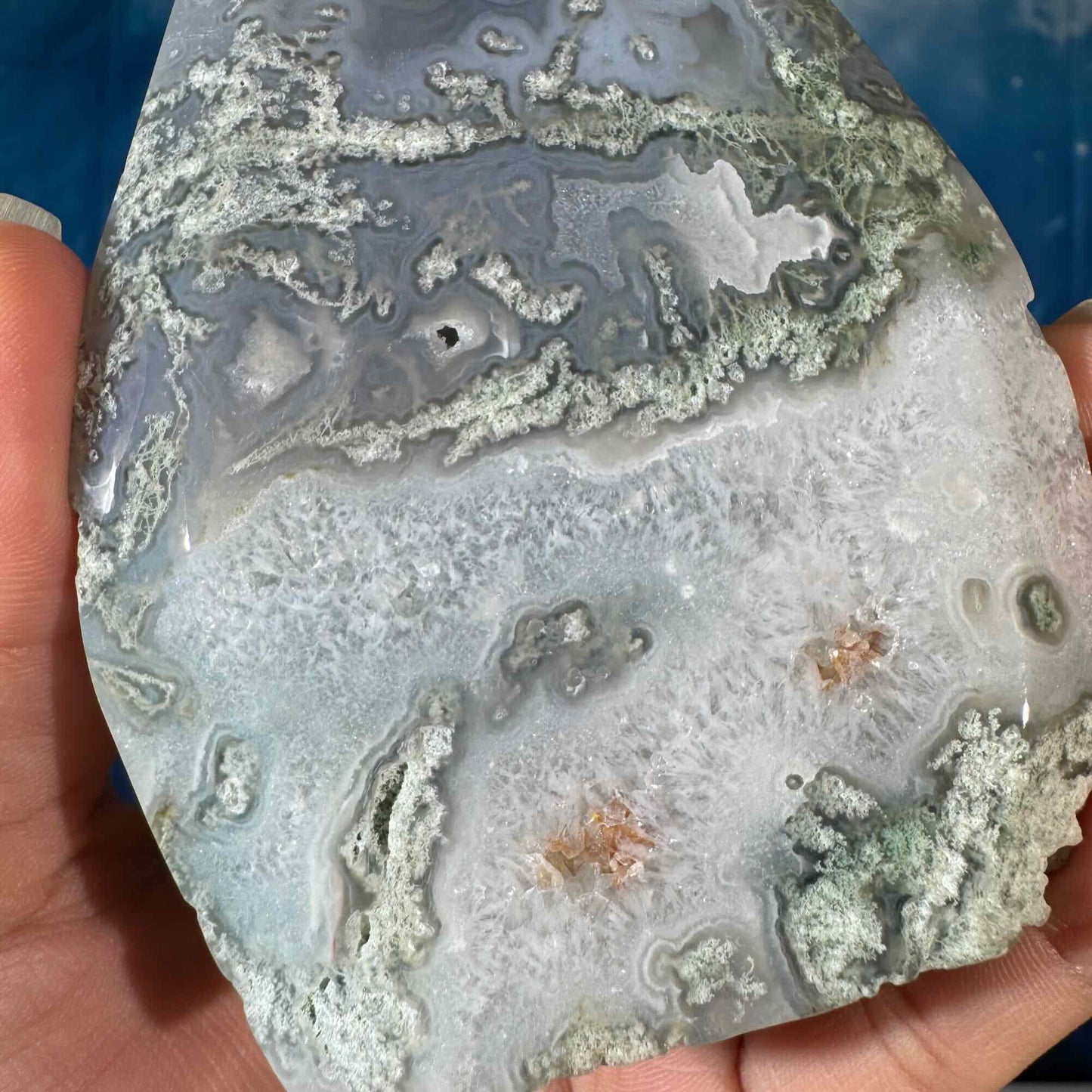 Moss Agate Free Form – 0.312 kg