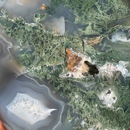 Moss Agate Free Form – 0.397 kg