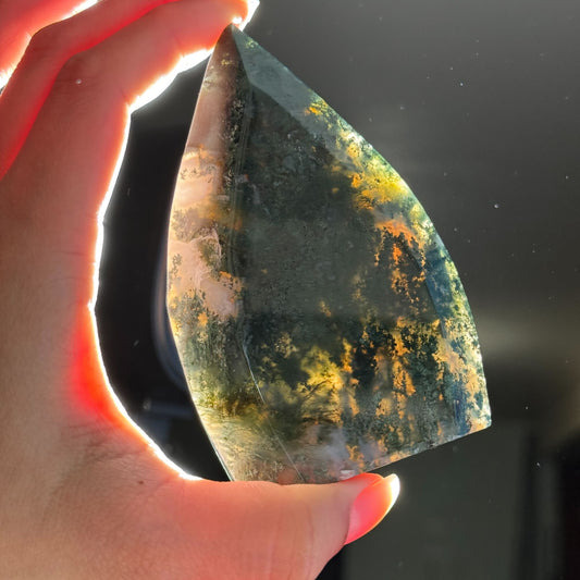 Moss Agate Free Form – 0.224 kg
