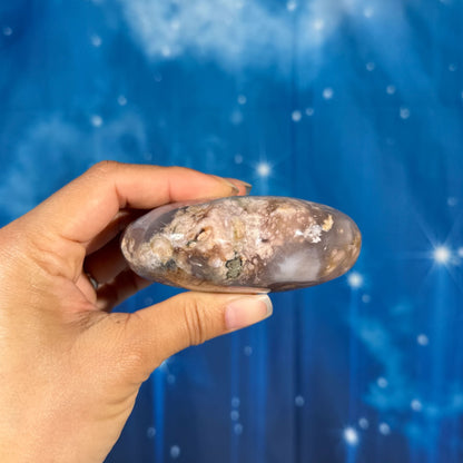 Flower Agate Heart – 0.343 kg