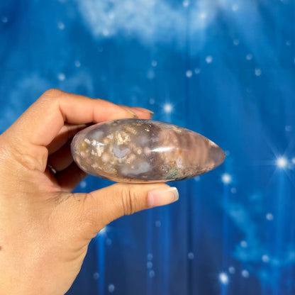 Flower Agate Heart – 0.343 kg