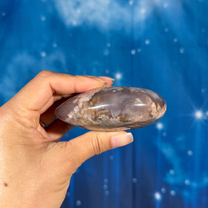 Flower Agate Heart – 0.343 kg