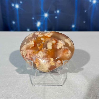 Flower Agate Heart – 0.241 kg