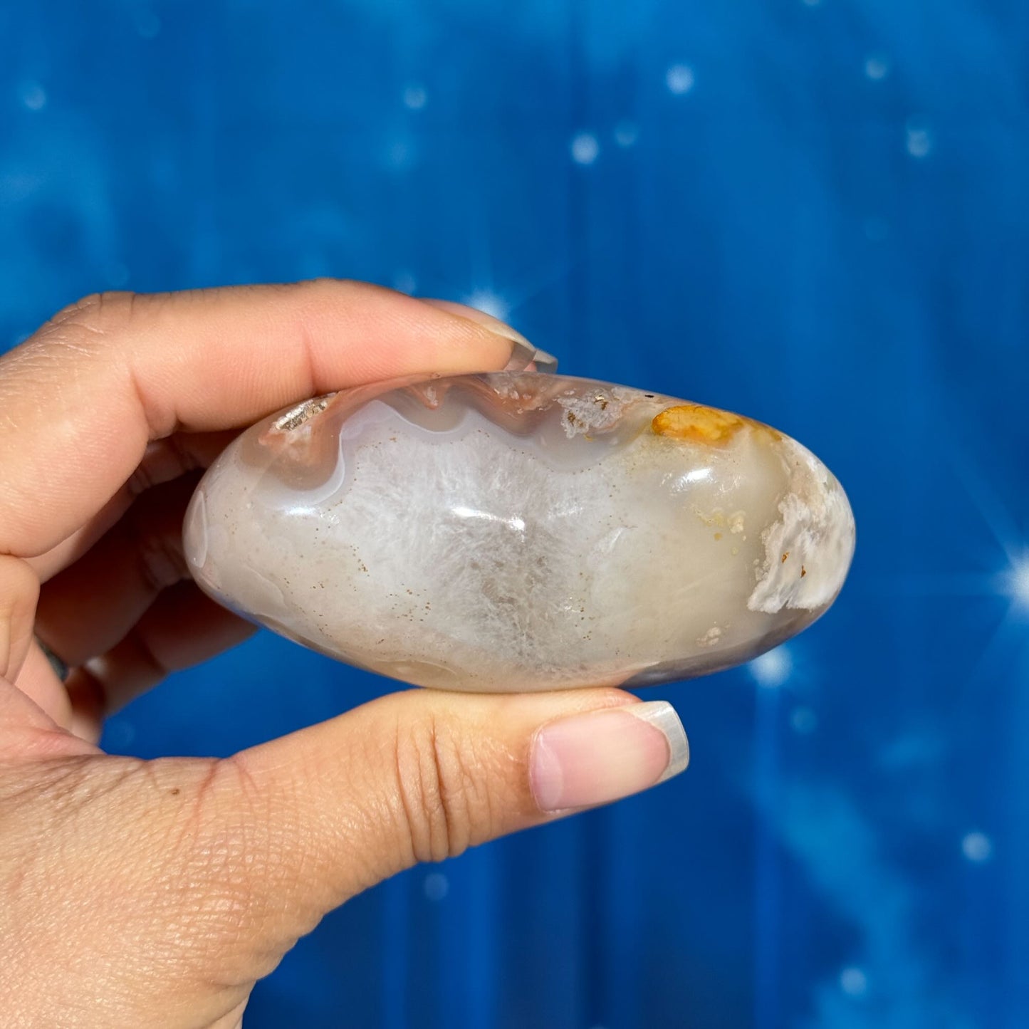Flower Agate Heart – 0.218 kg