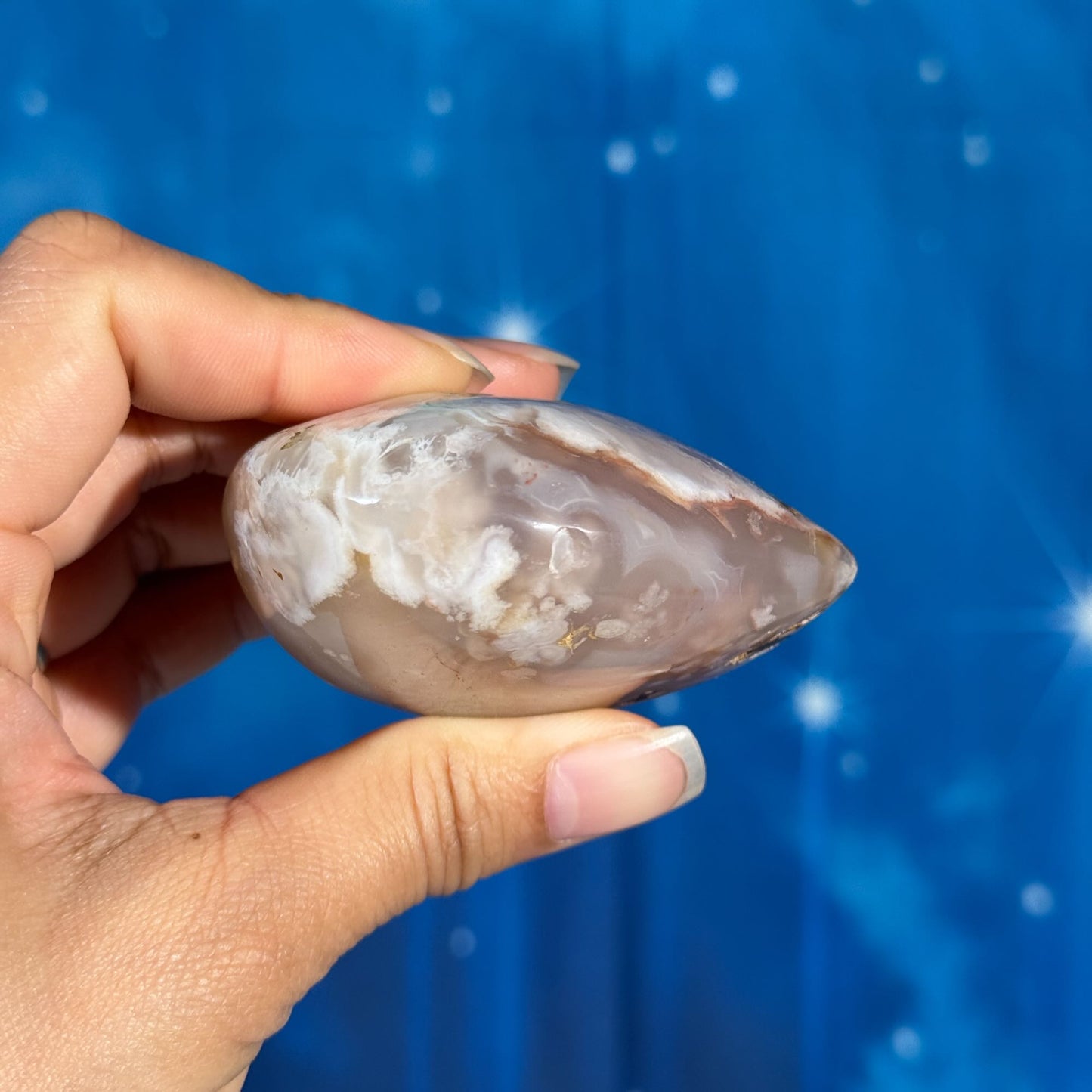 Flower Agate Heart – 0.218 kg