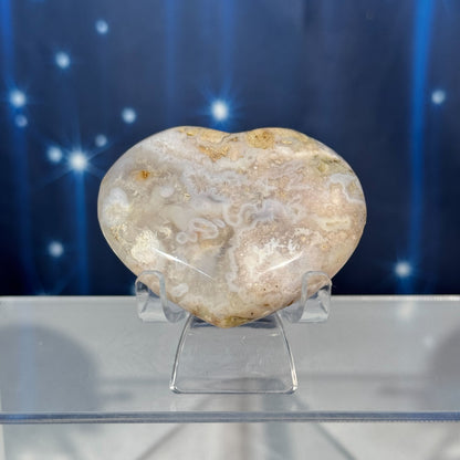 Flower Agate Heart – 0.111 kg