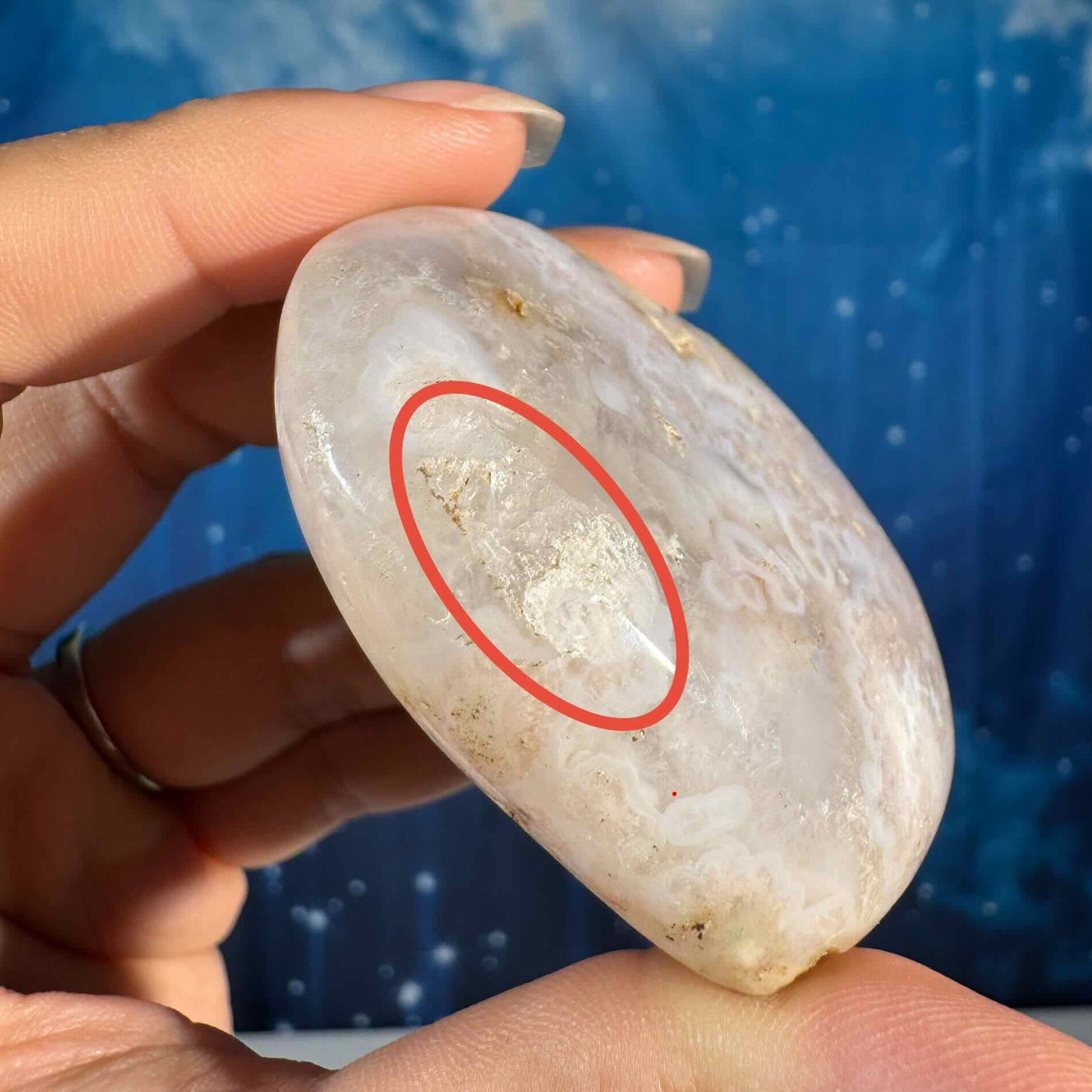 Flower Agate Heart – 0.111 kg
