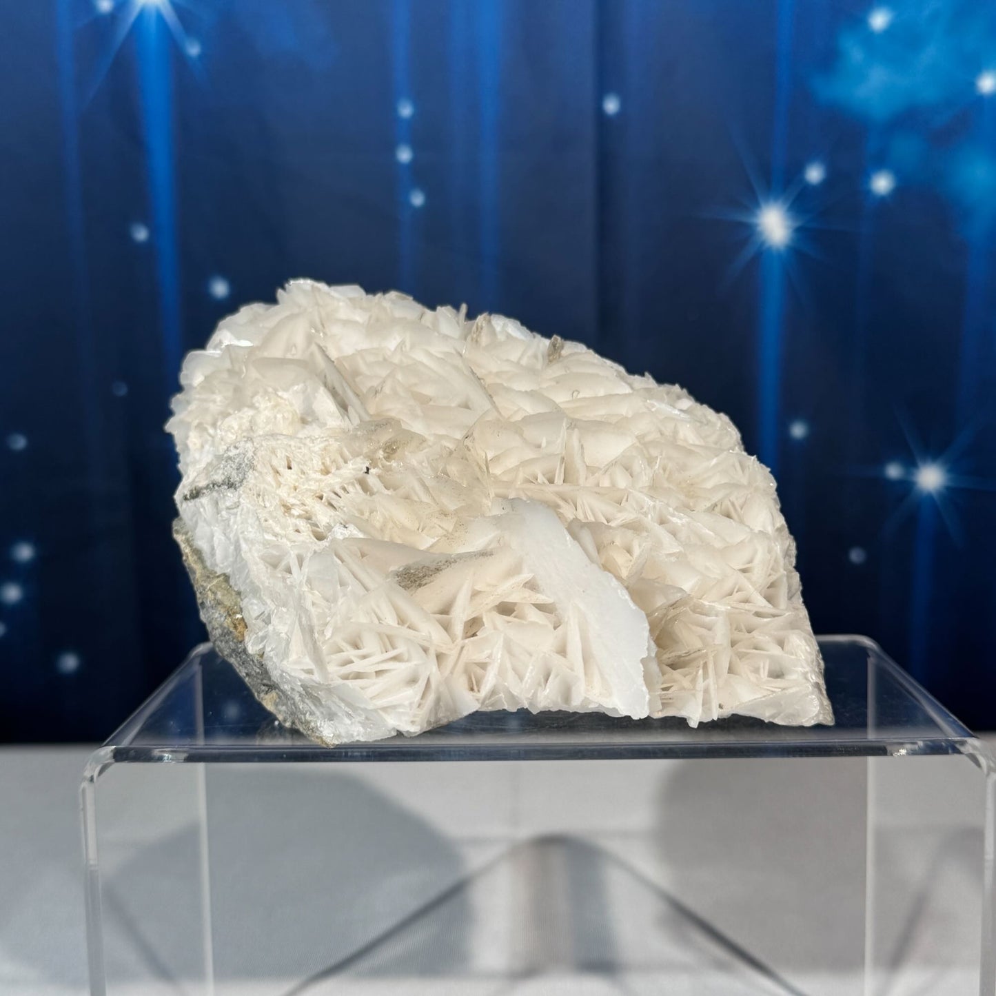 White Rose Calcite Specimen – 1.034 kg