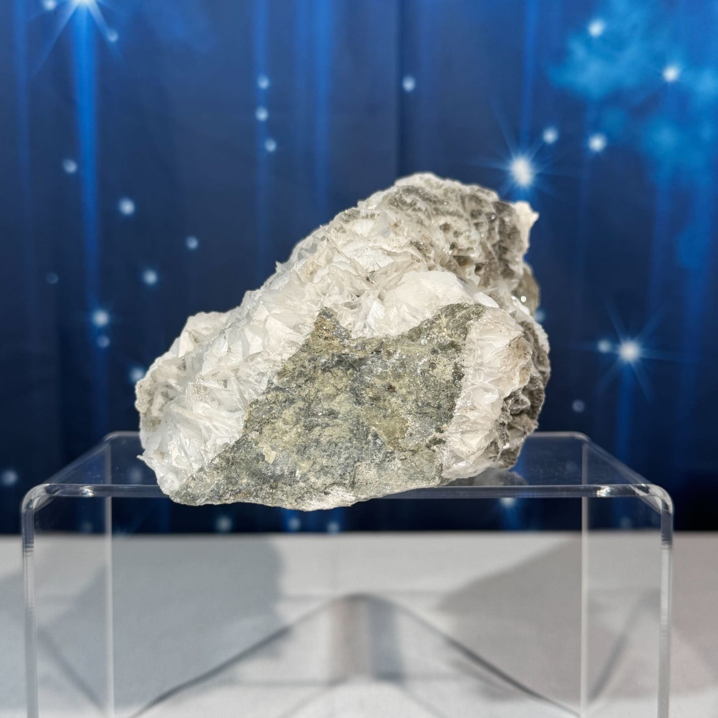 White Rose Calcite Specimen – 1.034 kg