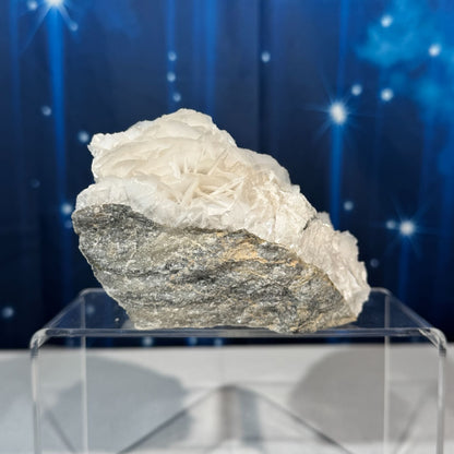 White Rose Calcite Specimen – 1.034 kg