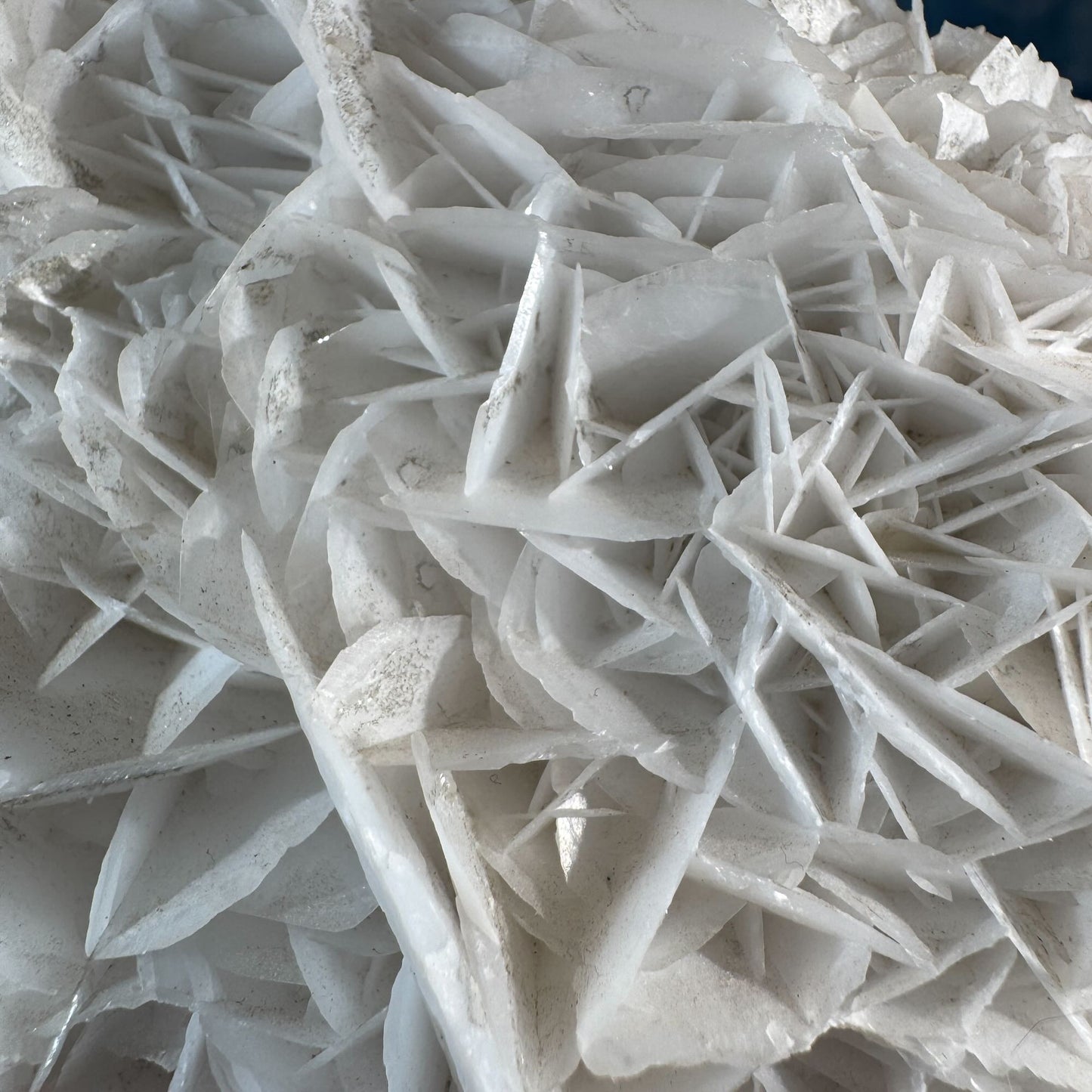 White Rose Calcite Specimen – 1.034 kg