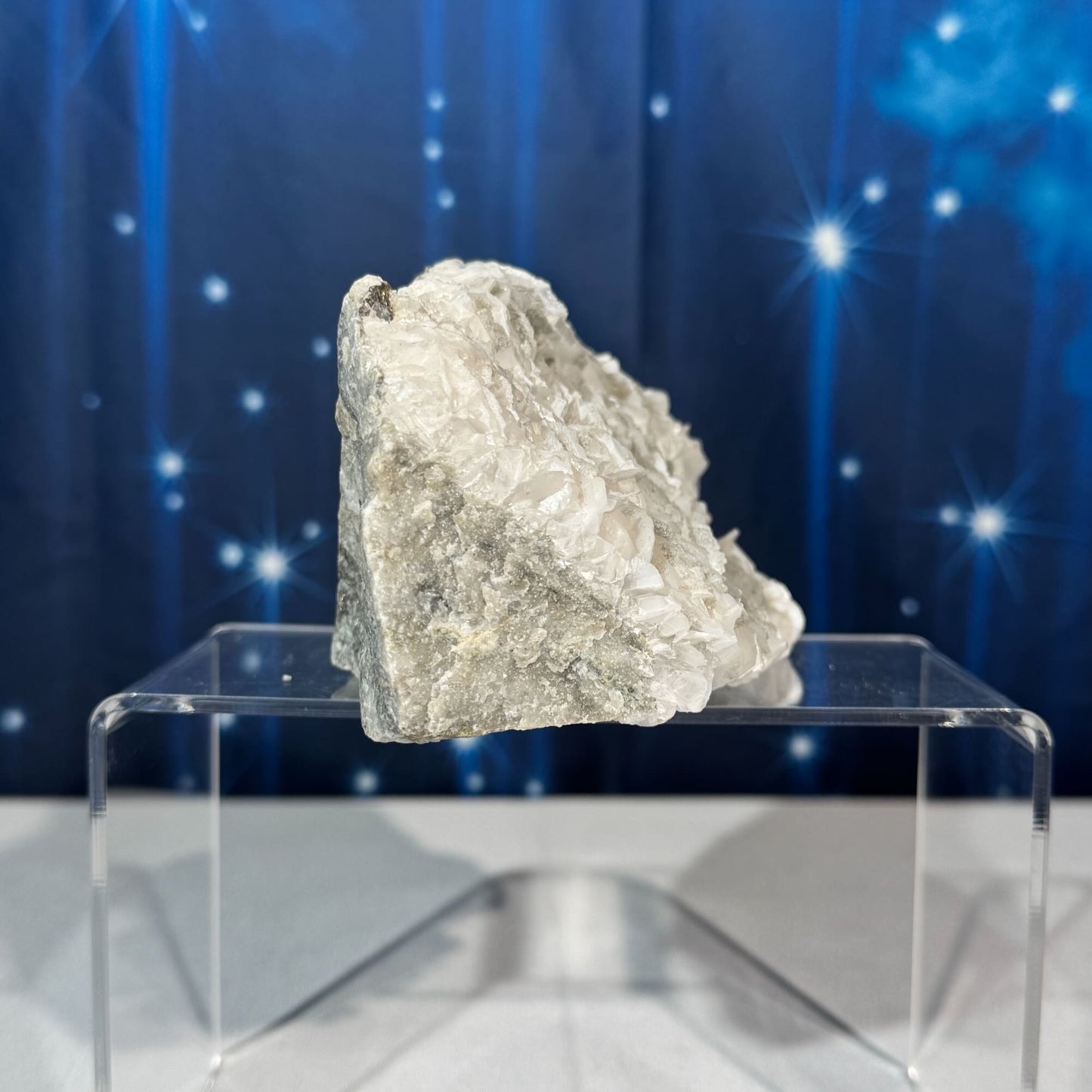 White Rose Calcite Specimen – 0.782 kg