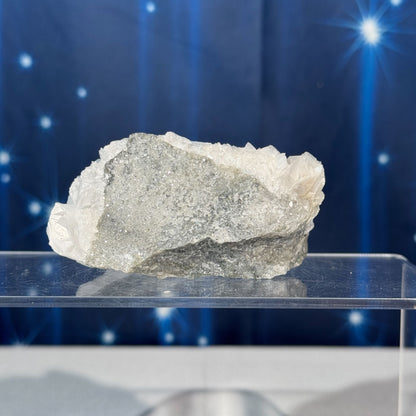 White Rose Calcite Specimen with Chalcopyrite – 0.179 kg