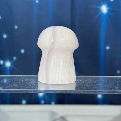 Pink Mangano Calcite Mushroom – 0.108 kg