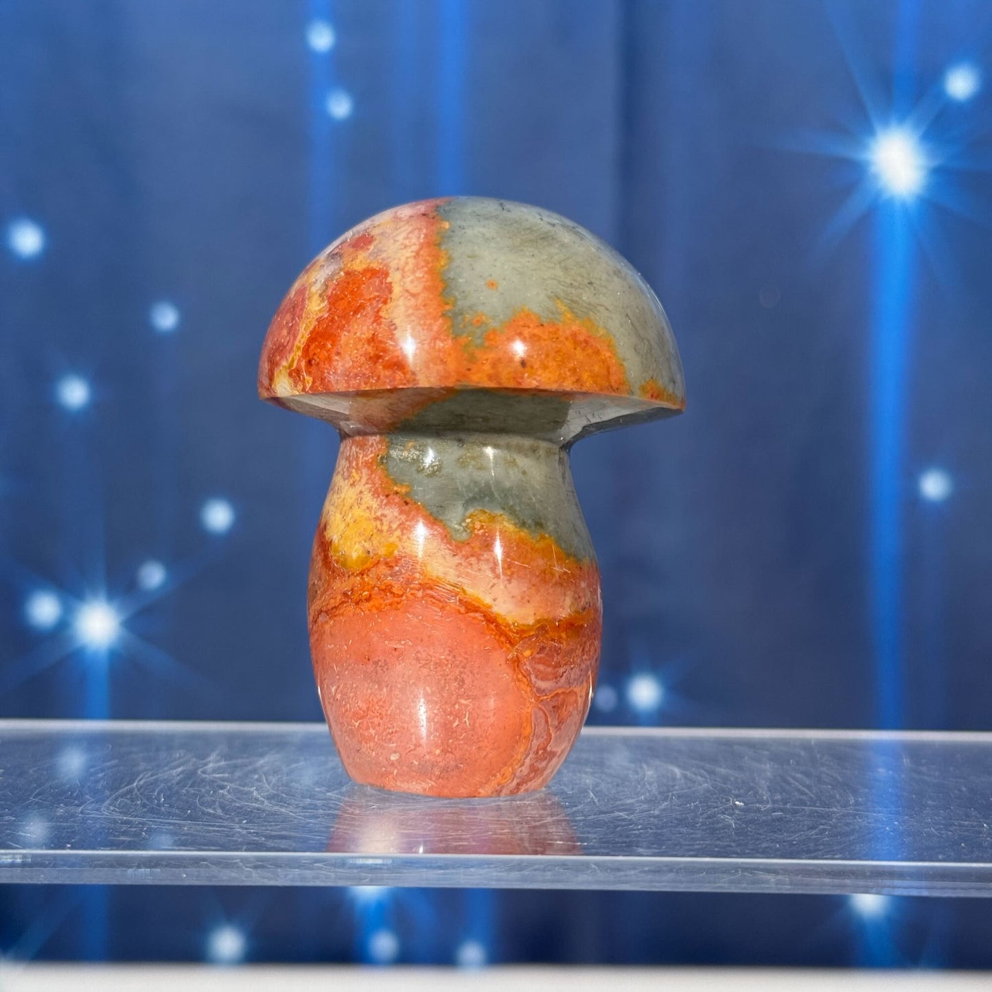 Polychrome Jasper Mushroom – 0.119 kg
