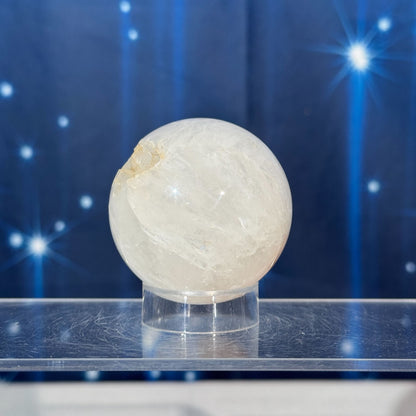 Flower Agate in Quartz Sphere – 0.181 kg