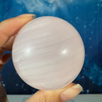 Pink Mangano Calcite Sphere – 0.272 kg