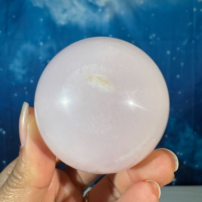 Pink Mangano Calcite Sphere – 0.272 kg