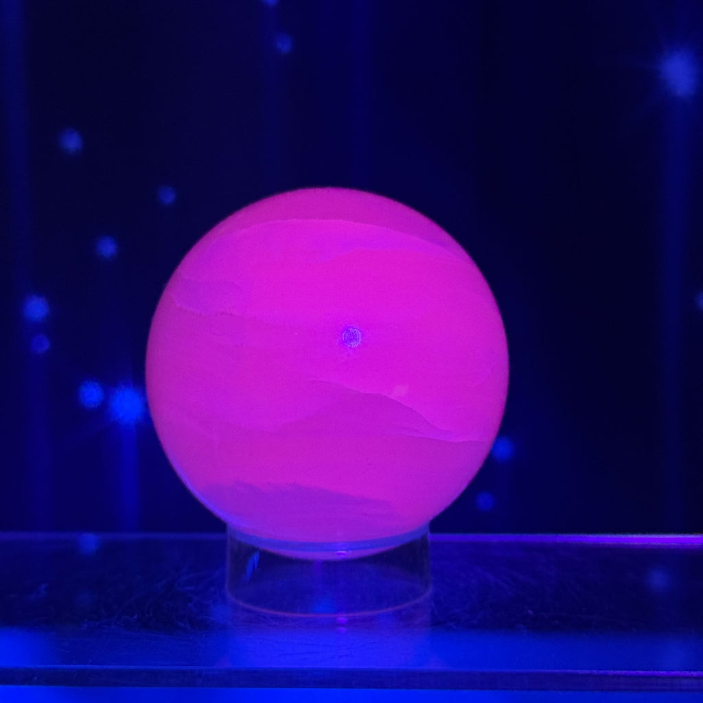 Pink Mangano Calcite Sphere – 0.272 kg