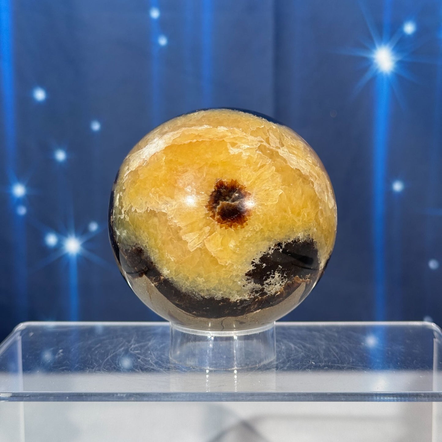 Septarian Sphere – UV-Reactive • 0.456 kg