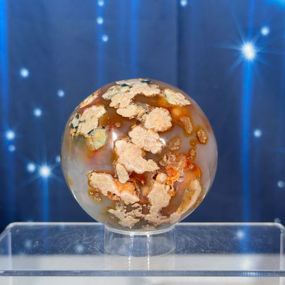 Flower Agate Sphere – 0.471 kg