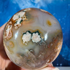 Flower Agate Sphere – 0.471 kg