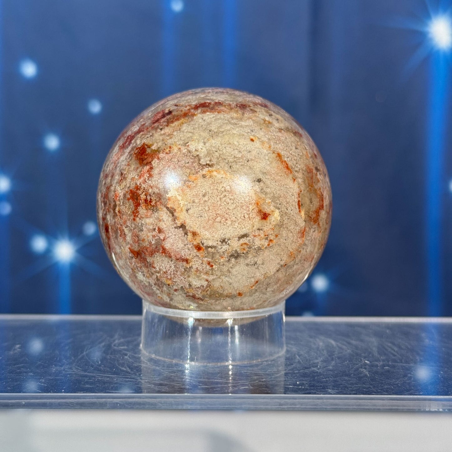 Thousand Layer Garden Quartz Sphere • 0.201 kg